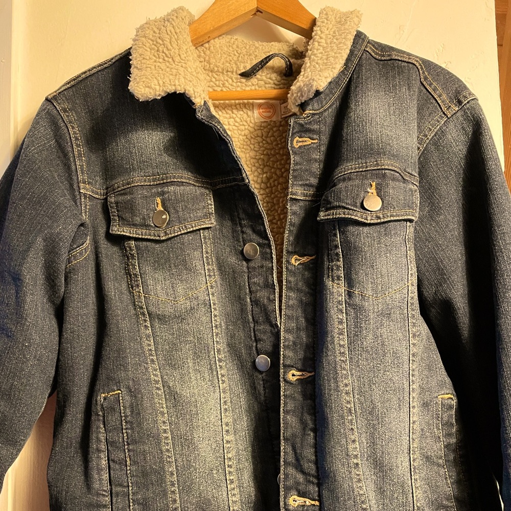Lined Jean Jacket by wonder kids Sz xxl